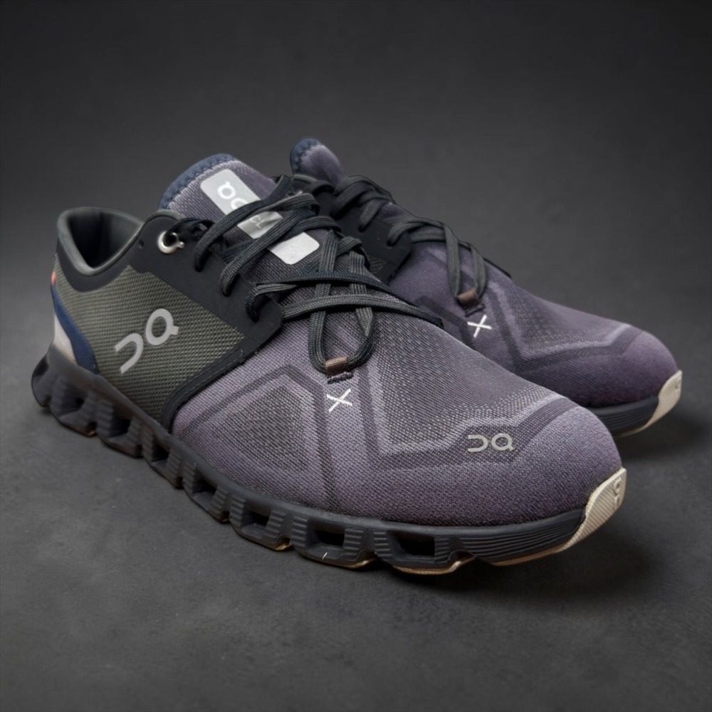 On Running Cloud X Mens 11 Magnet Navy Training Shoes 60.98705 Low Top Sneaker